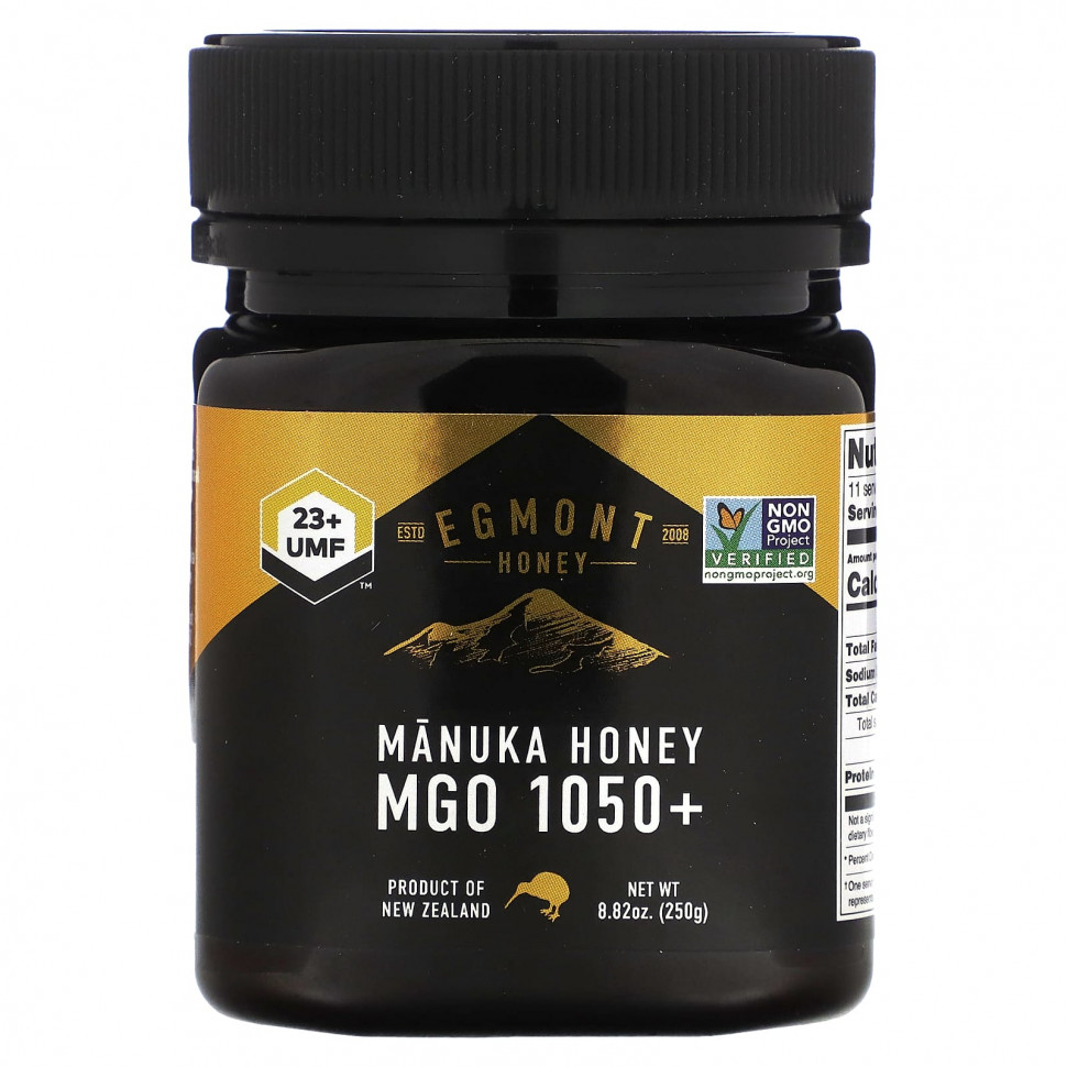 ���� ������ (Iherb) Egmont Honey, ��� ������, MGO 1050+, 250 � (8,8 �����), ������ �� 16430 ���