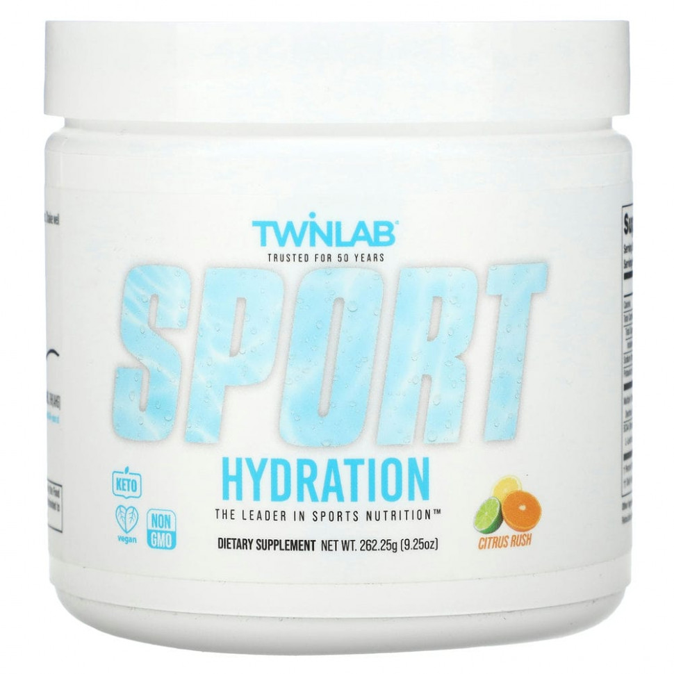���� ������ (Iherb) Twinlab, Sport Hydration, Citrus Rush, 262,25 � (9,25 �����), ������ �� 4530 ���