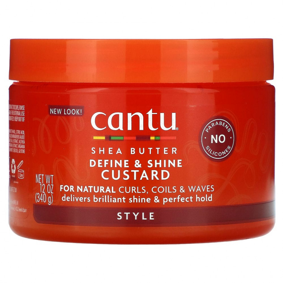 ���� ������ (Iherb) Cantu, ����� �� ��� ����������� �����, �������� ���� ��� �������� ������ � �������� ������, 12 ����� (340 �), ������ �� 2180 ���