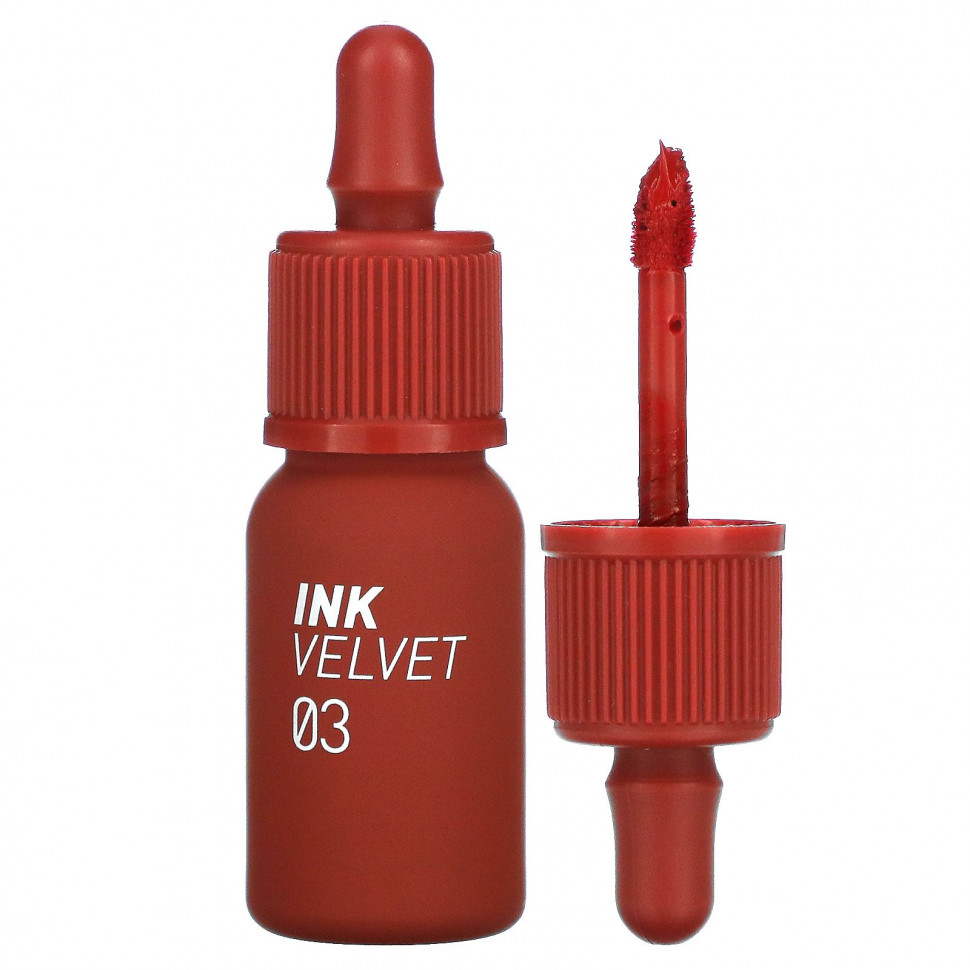 ���� ������ (Iherb) Peripera, ���� ��� ��� Ink Velvet, 03 Red Only, 4 � (0,14 �����), ������ �� 1570 ���