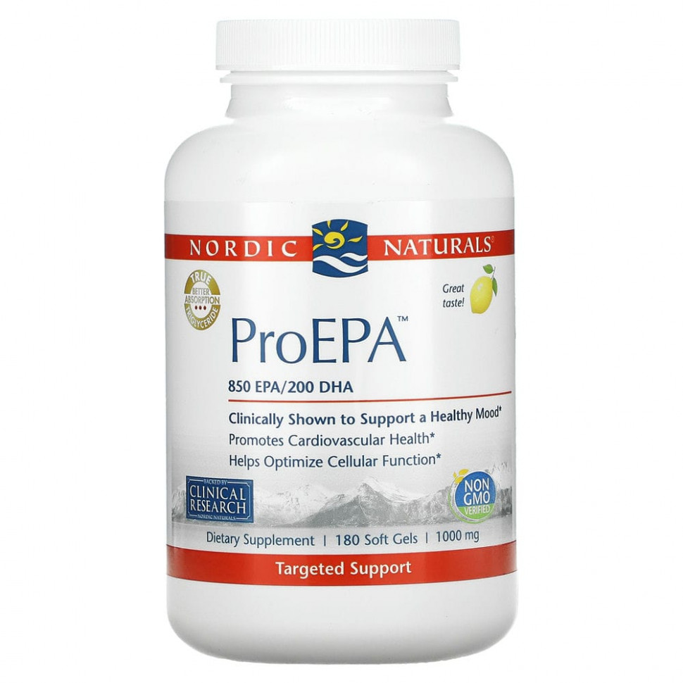 ���� ������ (Iherb) Nordic Naturals, ProEPA, �����, 1000 ��, 180 ������, ������ �� 12060 ���