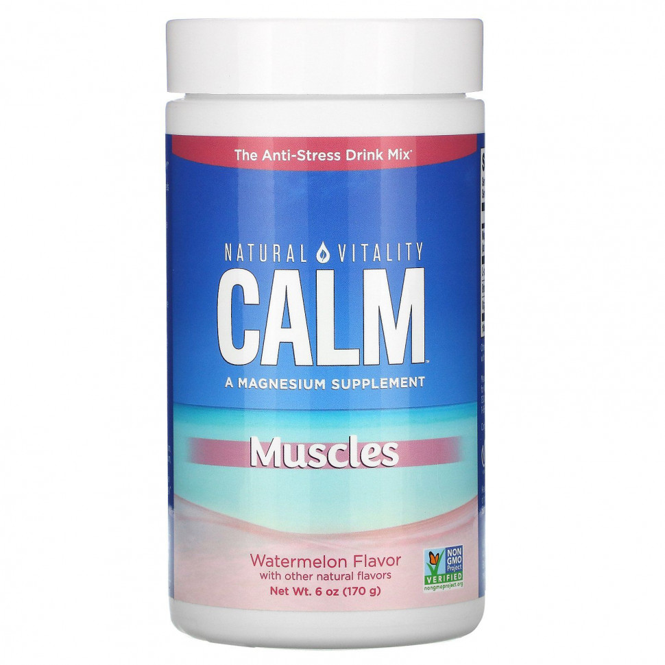 ���� ������ (Iherb) Natural Vitality, Calm, Muscles, ���� ������, 6 ����� (170 �), ������ �� 4430 ���