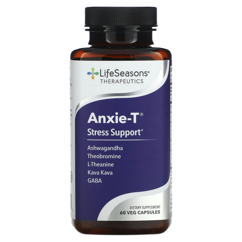���� ������ (Iherb) LifeSeasons, �������������� �������� Anxie-T, 60 �������������� ������, ������ �� 5350 ���