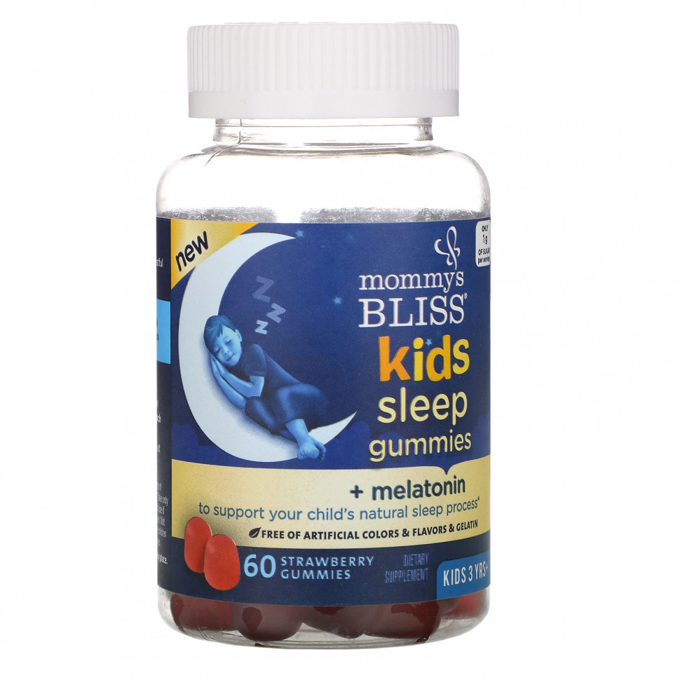���� ������ (Iherb) Mommy's Bliss, ����������� �������� ��� ��� � �����������, ��� ����� �� 3 ���, ���������� ����, 60 ����������� ��������, ������ �� 3120 ���