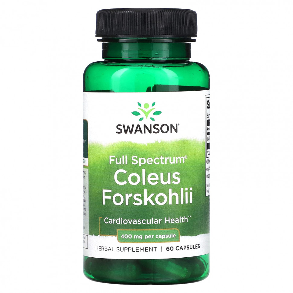 ���� ������ (Iherb) Swanson, Coleus Forskohlii ������� �������, 400 ��, 60 ������, ������ �� 1750 ���