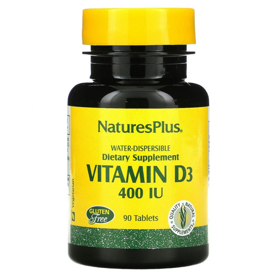 ���� ������ (Iherb) NaturesPlus, ������� D3, 400 ��, 90 ��������, ������ �� 990 ���