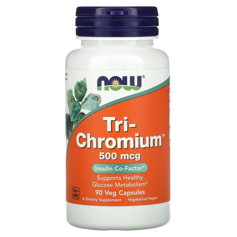 ���� ������ (Iherb) NOW Foods, Tri-Chromium, 500 ���, 90 �������������� ������, ������ �� 1420 ���