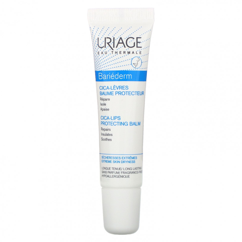 ���� ������ (Iherb) Uriage, Bariederm, ������� ��� ������ ��� Cica-Lips, ��� �������, 0,5 ������ ����� (15 ��), ������ �� 1930 ���