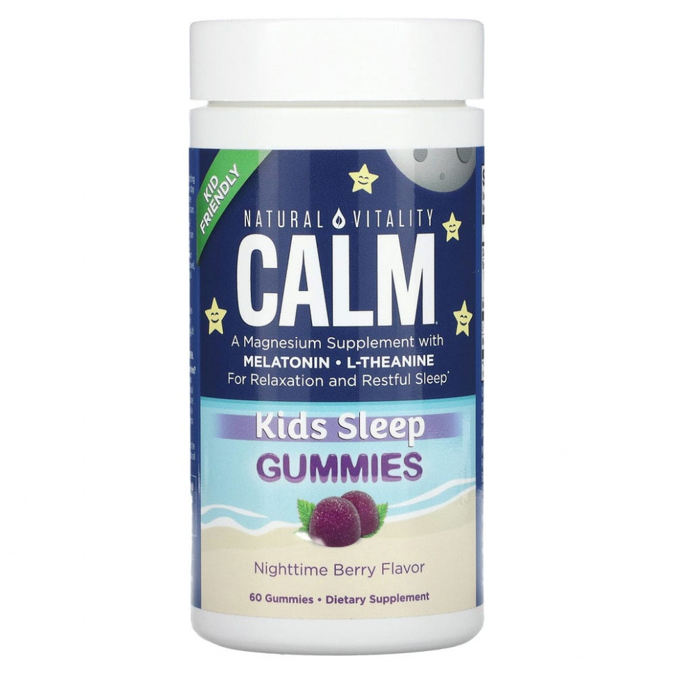 ���� ������ (Iherb) Natural Vitality, Calm, ����������� �������� ��� ���, ������ �����, 60 ����������� ��������, ������ �� 2920 ���