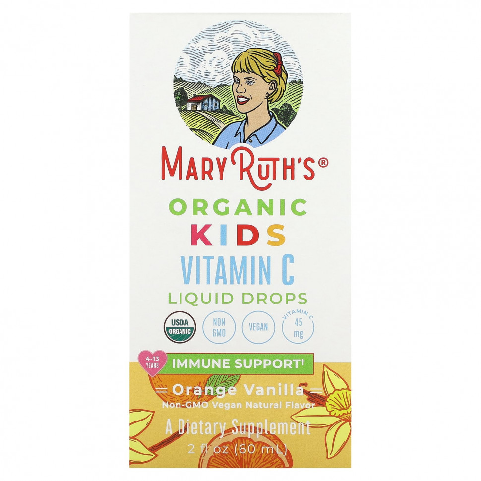 ���� ������ (Iherb) MaryRuth Organics, Organic, ������ ����� � ��������� C ��� �����, ��� ����� �� 4 �� 13 ���, � ���������� � �������, 60 �� (2 ����. �����), ������ �� 2930 ���