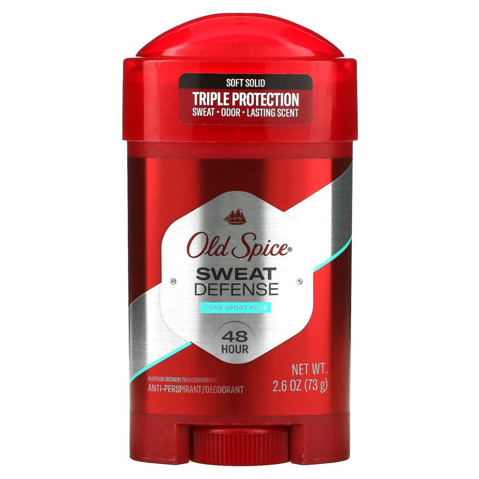 ���� ������ (Iherb) Old Spice, Pure Sport Plus, ������������ �������������� / ����������, ������ ������� ��������, 73 � (2,6 �����), ������ �� 1820 ���