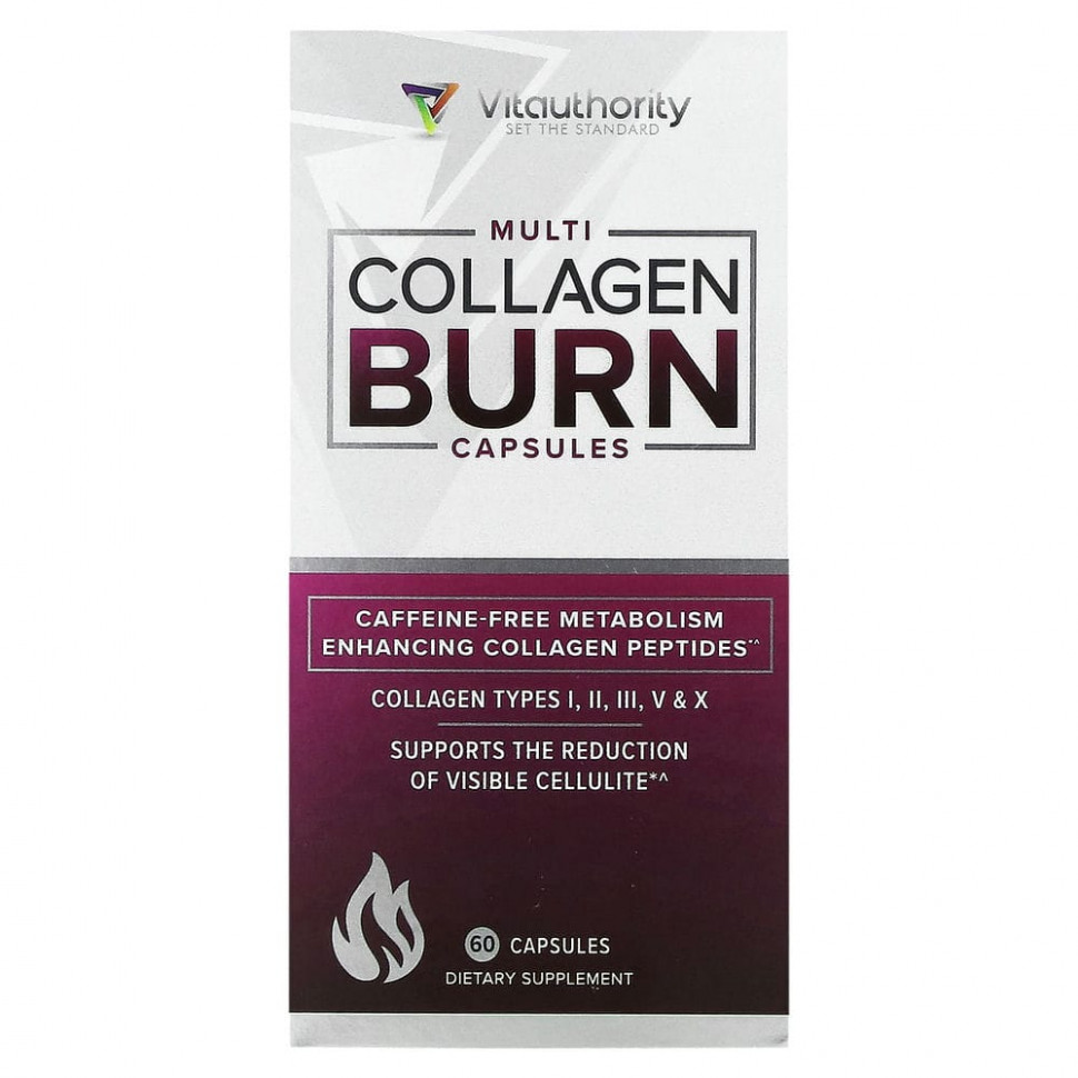 ���� ������ (Iherb) Vitauthority, Multi Collagen Burn, 60 ������, ������ �� 5250 ���