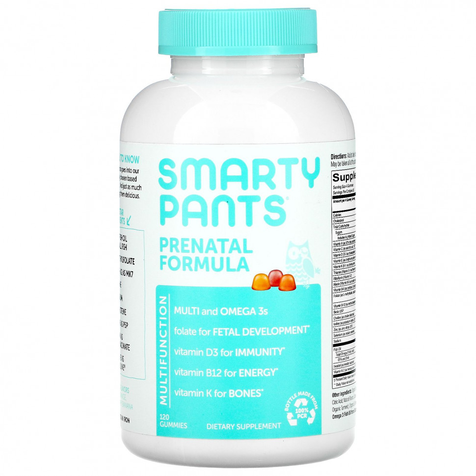 ���� ������ (Iherb) SmartyPants, ����������� ��������, �� ������ ������, ���������, �������� � �������, 120 ����������� ������, ������ �� 6760 ���