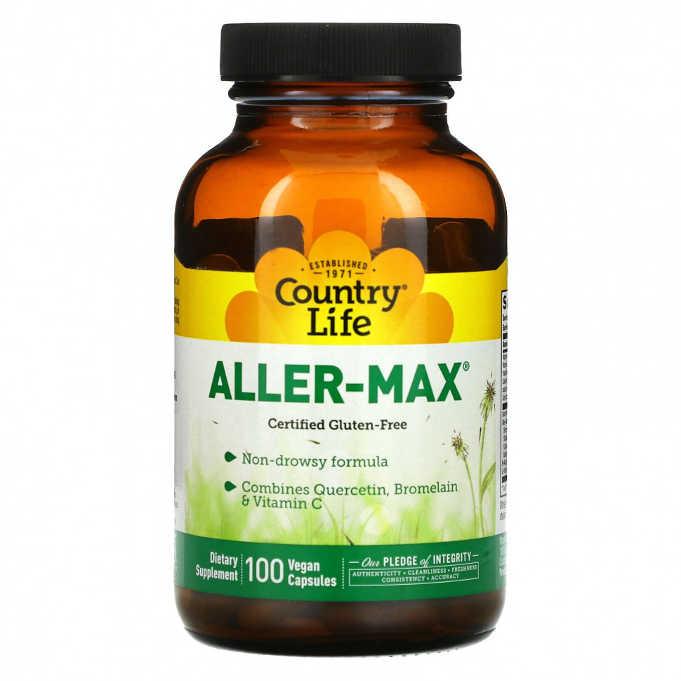 ���� ������ (Iherb) Country Life, Aller-Max, � �����������, ����������� � ��������� �, 100 �������������� ������, ������ �� 4780 ���