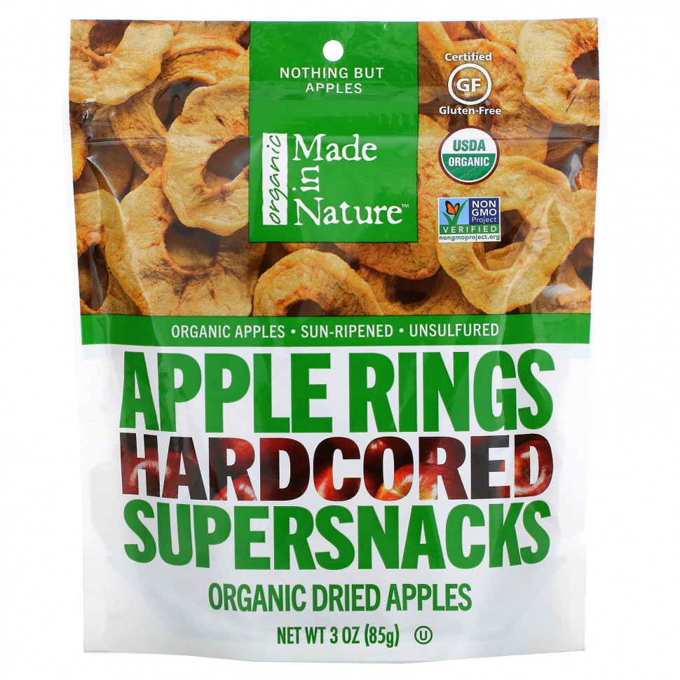   (Iherb) Made in Nature,   , Hardcored Supersnacks, 85 ,   1060 