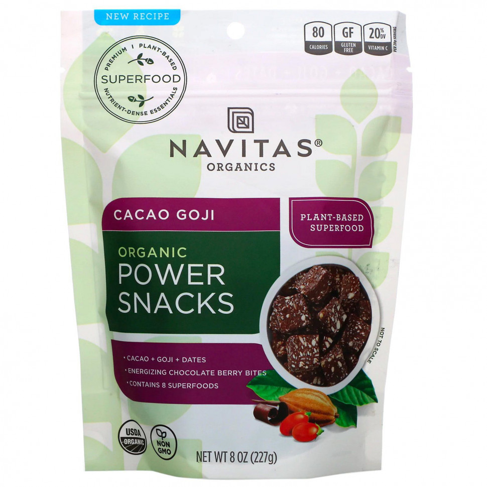   (Iherb) Navitas Organics,  Power Snacks,   , 227  (8 ),   2050 