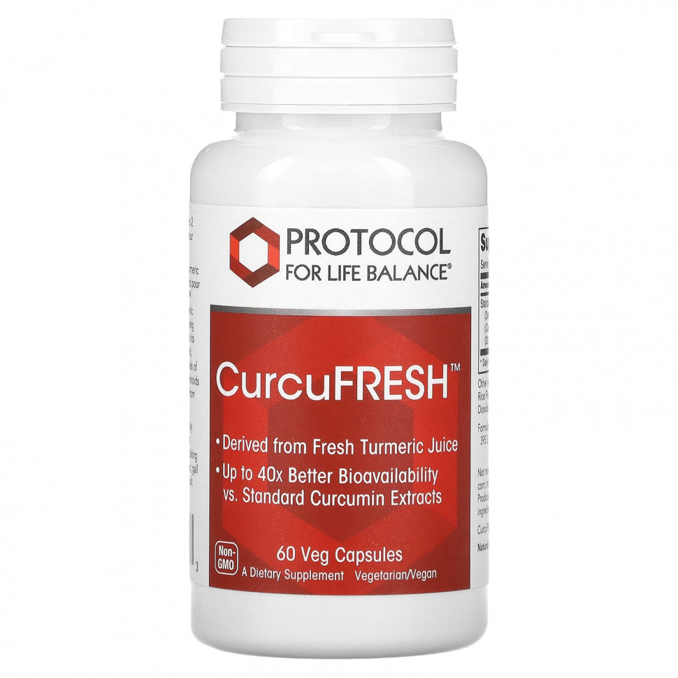 ���� ������ (Iherb) Protocol for Life Balance, CurcuFRESH`` 60 ������������ ������, ������ �� 3810 ���