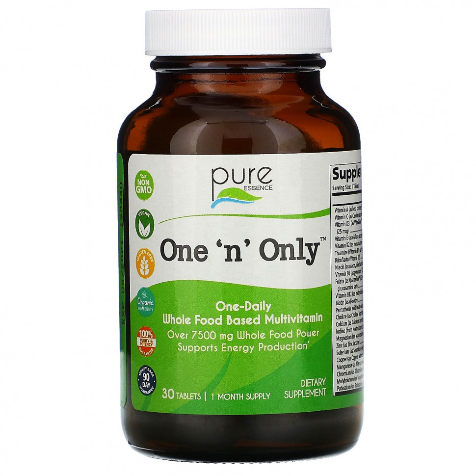 ���� ������ (Iherb) Pure Essence, One 'n' Only, 30 ��������, ������ �� 4450 ���