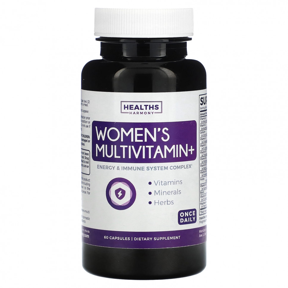 ���� ������ (Iherb) Healths Harmony, �������������� ��� ������ +, 60 ������, ������ �� 2910 ���