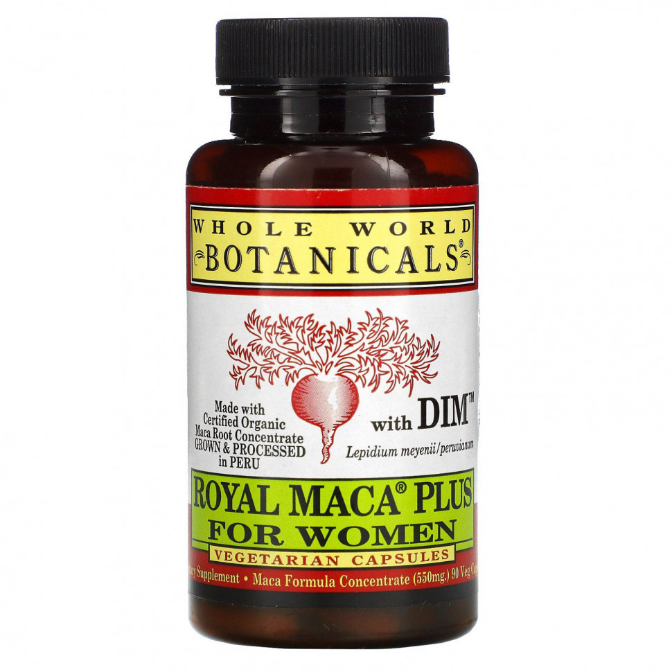 ���� ������ (Iherb) Whole World Botanicals, Royal Maca� Plus For Women, ����������� ���� ��� ������, 550 ��, 90 �������������� ������, ������ �� 5670 ���