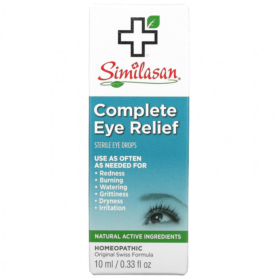 ���� ������ (Iherb) Similasan, Complete Eye Relief, ���������� ������� �����, 10 �� (0,33 ����. �����), ������ �� 2000 ���