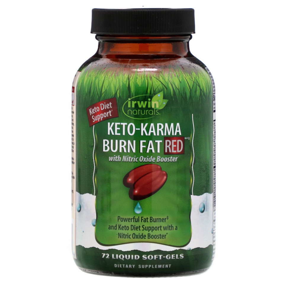 ���� ������ (Iherb) Irwin Naturals, Keto-Karma Burn Fat Red, 72 ����������� �������, ������ �� 5020 ���