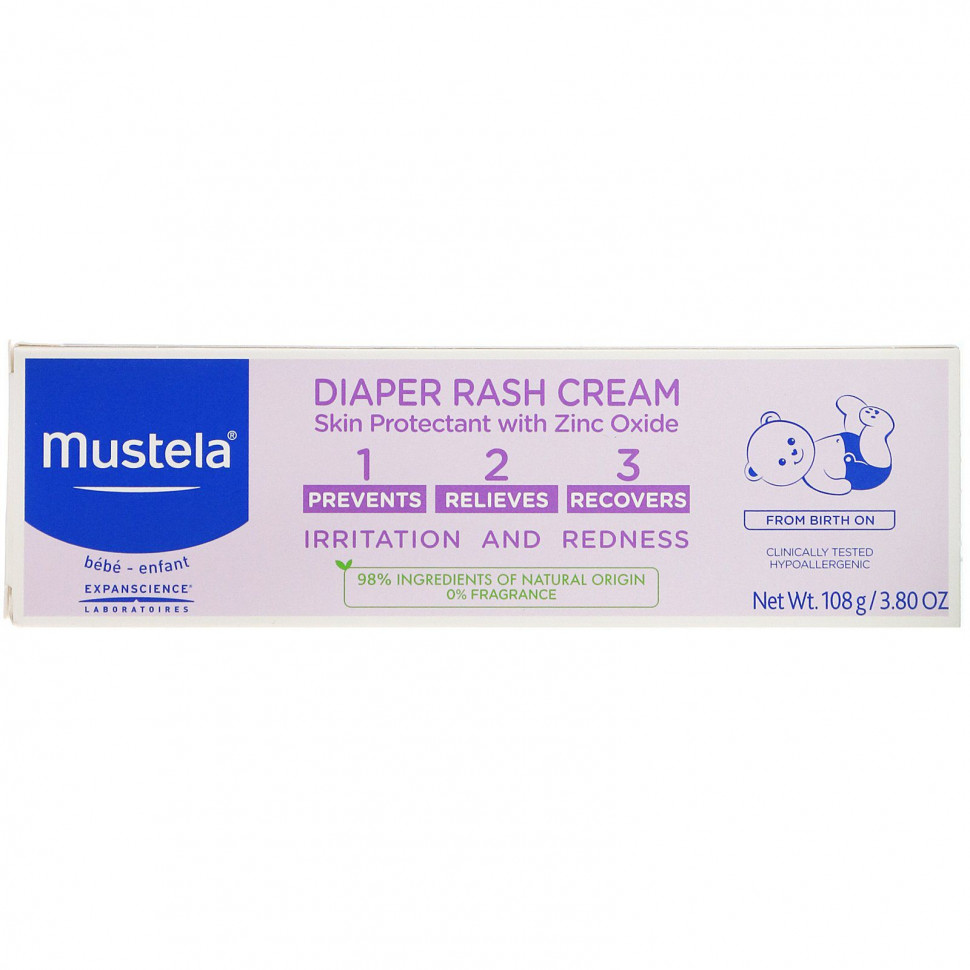 ���� ������ (Iherb) Mustela, ������� ���� �� ���������� �1-2-3�, ��� �������, 108 � (3,80 �����), ������ �� 2430 ���