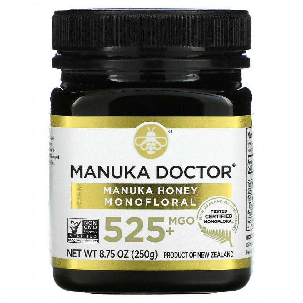 ���� ������ (Iherb) Manuka Doctor, ����������� ��� ������, MGO 525+, 250 � (8,75 �����), ������ �� 8020 ���