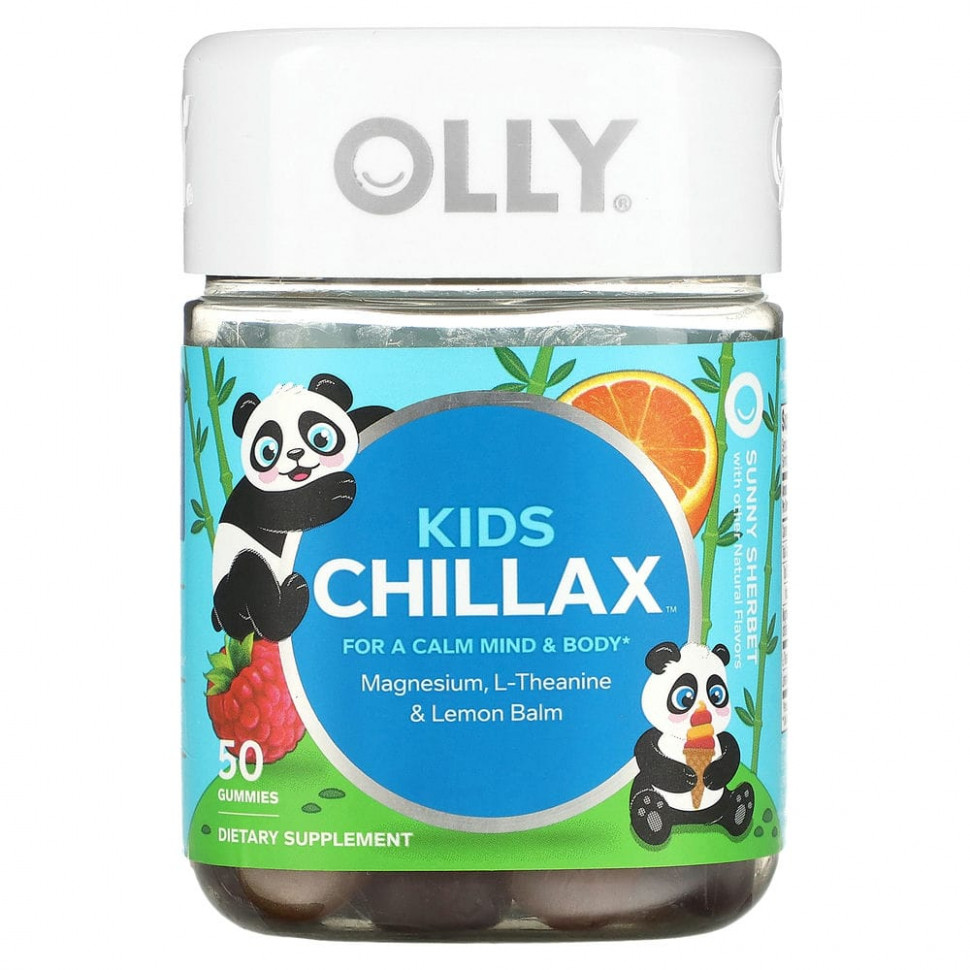 ���� ������ (Iherb) OLLY, Kids Chillax, ��������� ������, 50 ����������� ��������, ������ �� 3110 ���