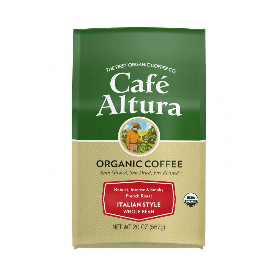 ���� ������ (Iherb) Cafe Altura, ������������ ����, ����������� �����, ������� �����, ����������� �������, 567 � (20 �����), ������ �� 3860 ���
