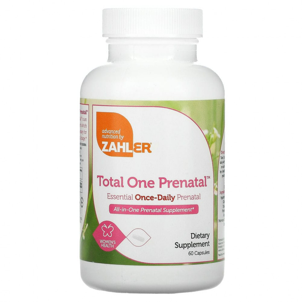 ���� ������ (Iherb) Zahler, ��������� �������� Total One, ��������� ��������� ��������, ����������� 1 ��� � ����, 60 ������, ������ �� 2450 ���
