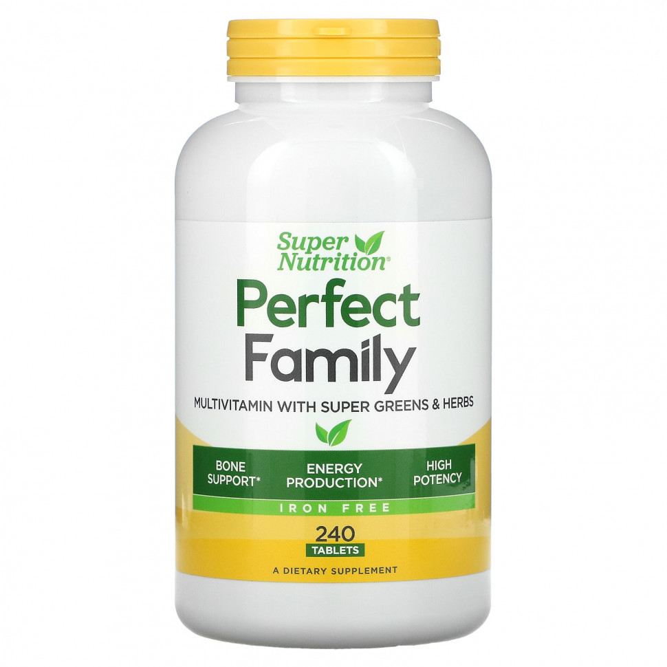 ���� ������ (Iherb) Super Nutrition, Perfect Family, �������������� � ������������ � �������, ��� ������, 240 ��������, ������ �� 6040 ���