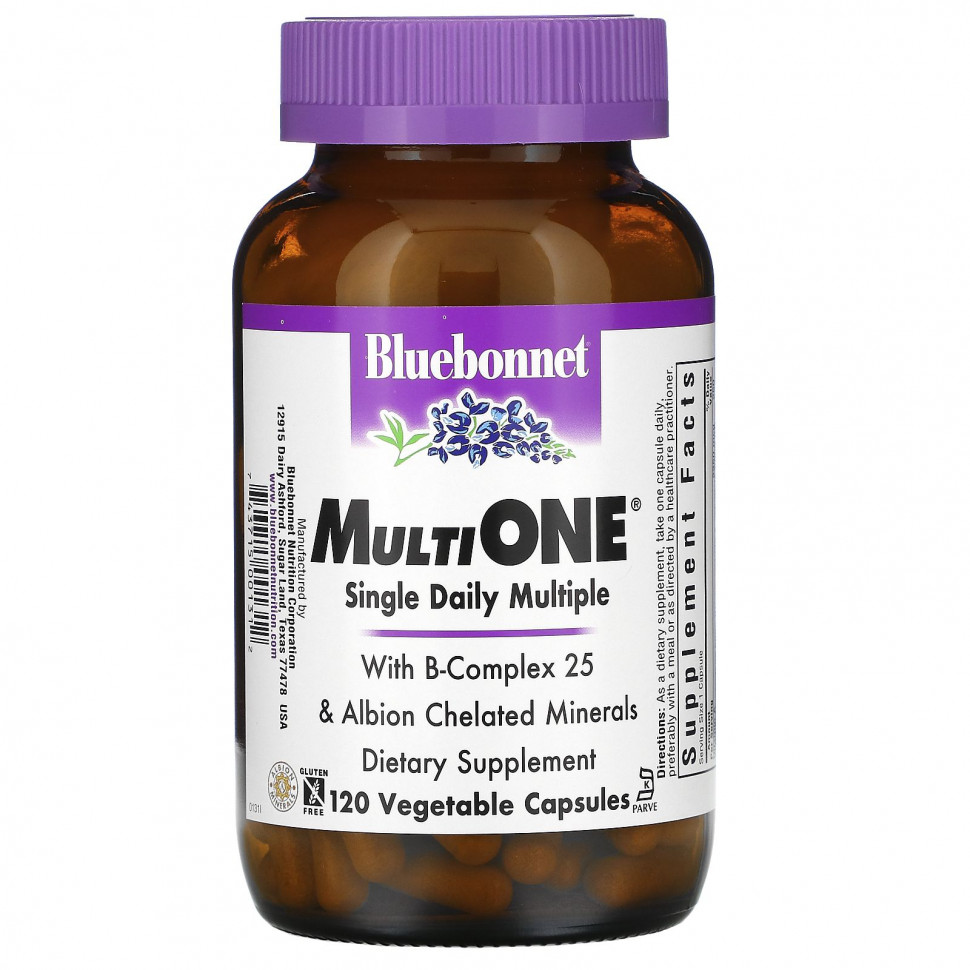 ���� ������ (Iherb) Bluebonnet Nutrition, �������������� Multi One, ��� ����������� ������������, 120 ������������ ������, ������ �� 7760 ���