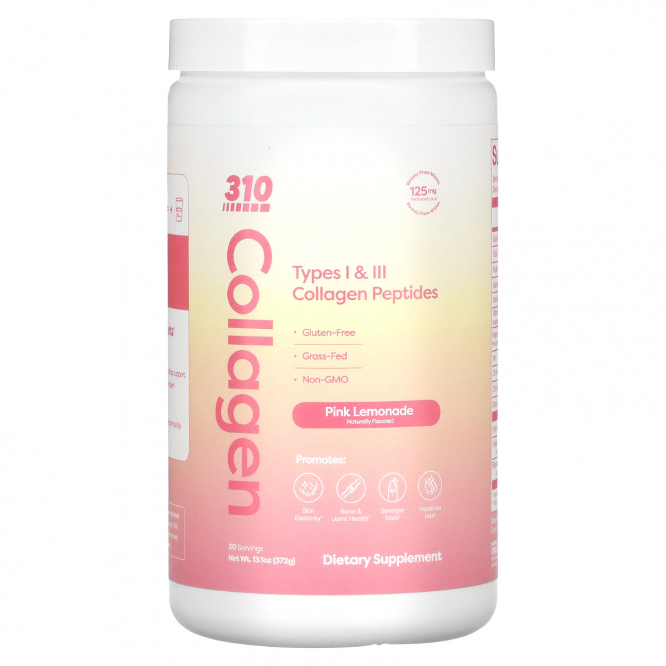 ���� ������ (Iherb) 310 Nutrition, Collagen, ������� ��������� ���� I � III, ������� �������, 372 � (13,1 �����), ������ �� 6720 ���