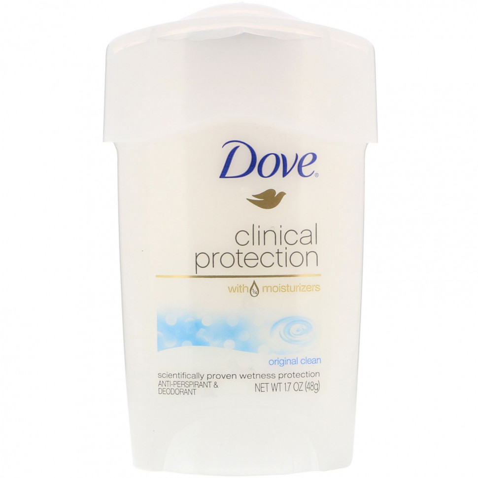 ���� ������ (Iherb) Dove, Clinical Protection, ����������-�������������� Prescription Strength, ������ �������������, 48 �, ������ �� 1980 ���