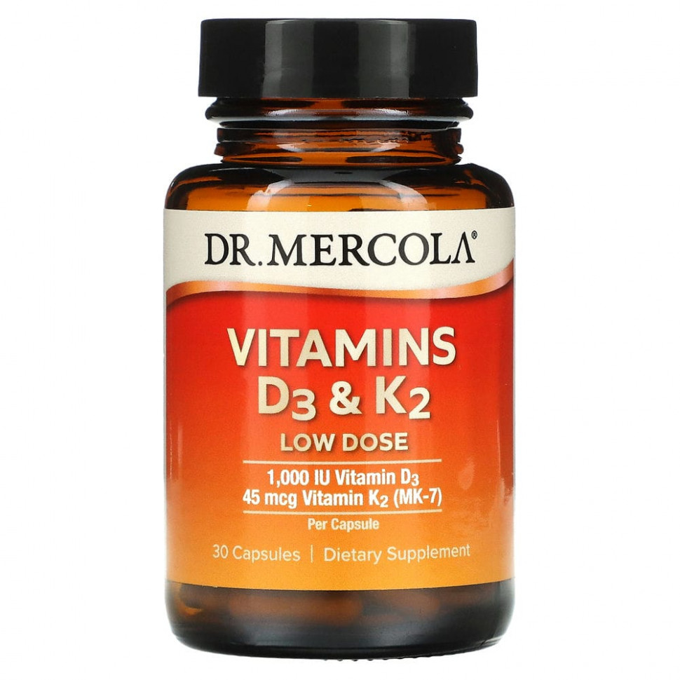 ���� ������ (Iherb) Dr. Mercola, �������� D3 � K2 � ������ ����, 30 ������, ������ �� 3510 ���
