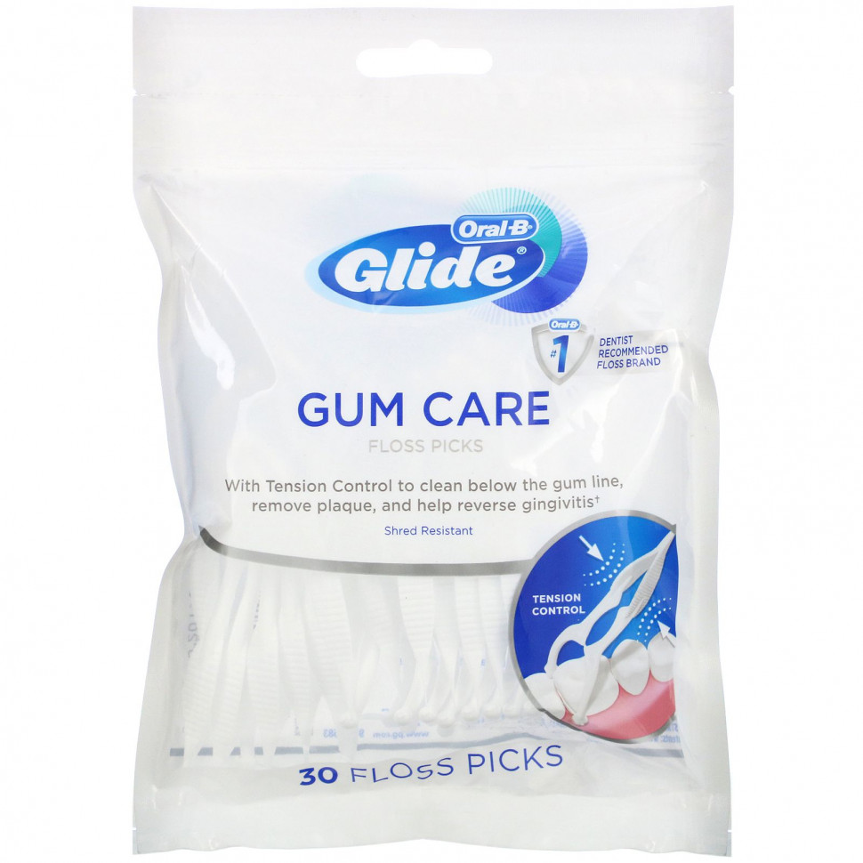 ���� ������ (Iherb) Oral-B, Glide, ���� �� �������, ����������, 30 ����, ������ �� 1060 ���