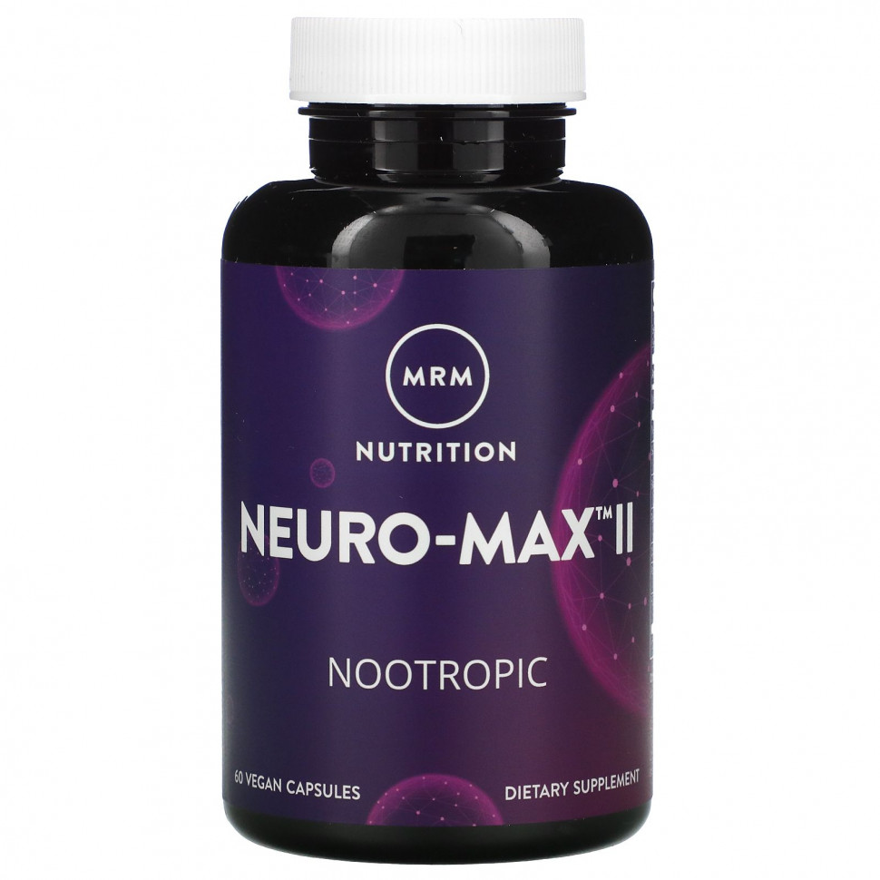���� ������ (Iherb) MRM, Neuro-Max II, 60 ��������� ������, ������ �� 3900 ���