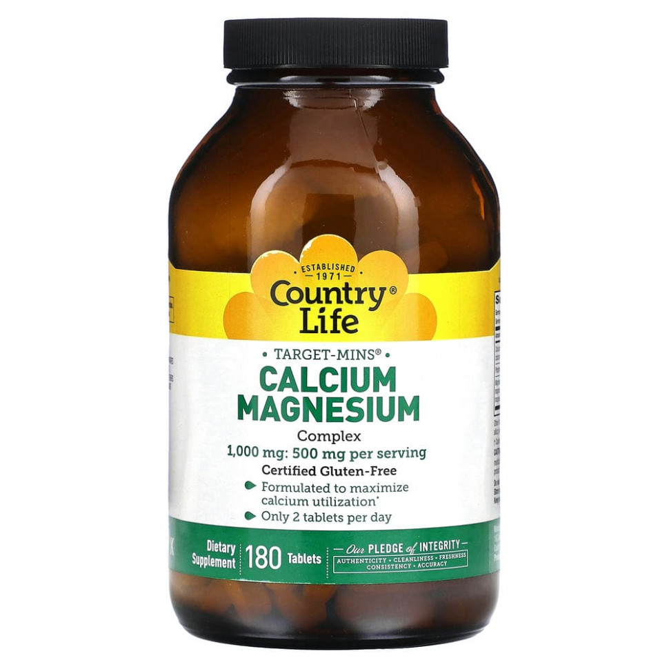 ���� ������ (Iherb) Country Life, Target-Mins, �������-��������� ��������, 180 ��������, ������ �� 4340 ���