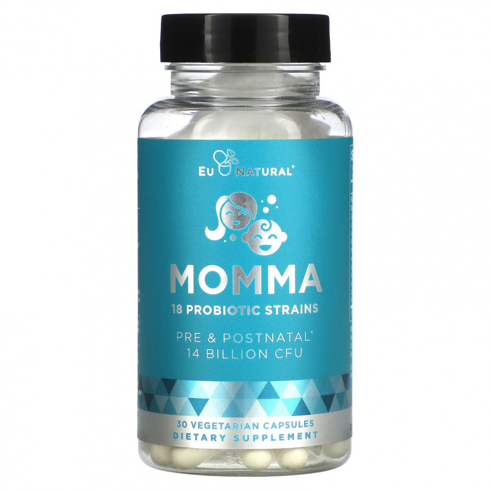 ���� ������ (Iherb) Eu Natural, Momma, 18 ������� �����������, 14 ���� ���, 30 �������������� ������, ������ �� 5780 ���