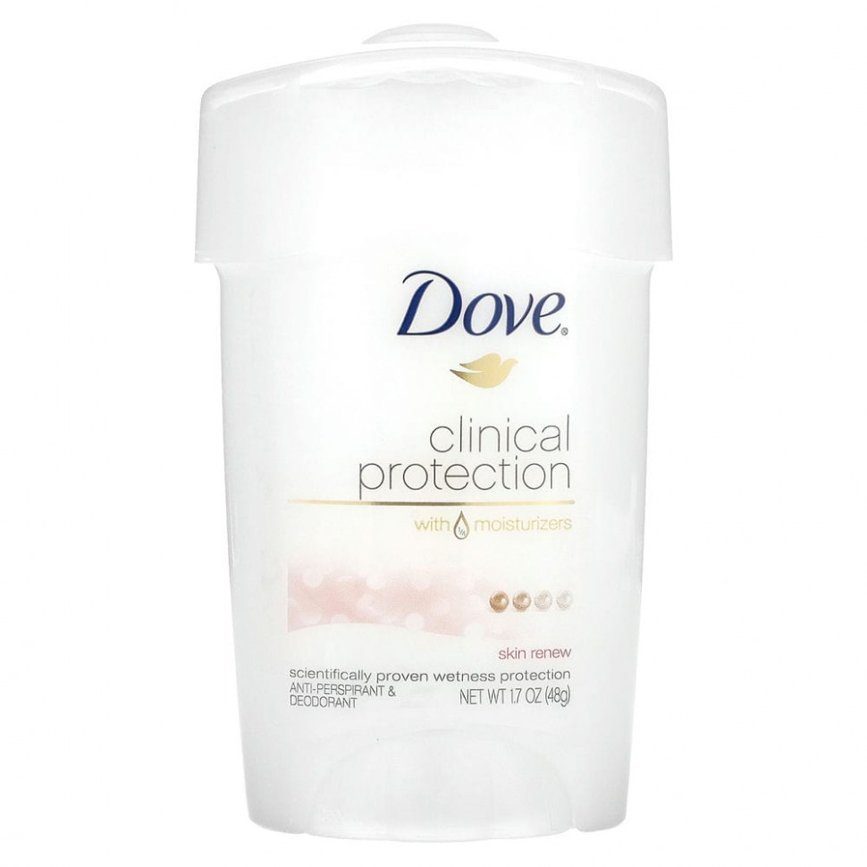 ���� ������ (Iherb) Dove, Clinical Protection, Prescription Strength, ����������-��������������, �������������� ����, 48 � (1,7 �����), ������ �� 1690 ���