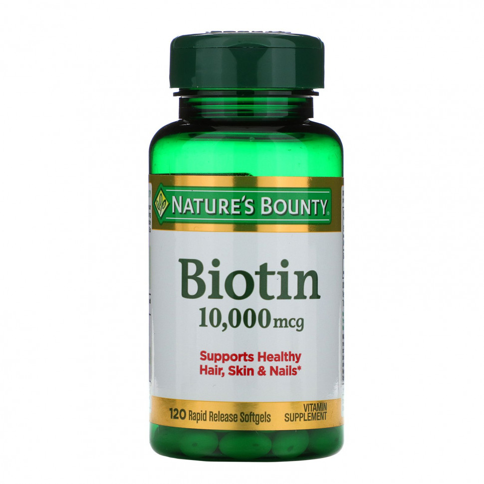 ���� ������ (Iherb) Nature's Bounty, ������, 10,000 ���, 120 ����������� ������ � ������� ��������������, ������ �� 4030 ���