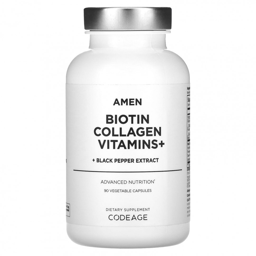 ���� ������ (Iherb) Codeage, Amen, ������, ��������, �������� � �������� ������� �����, 90 ������������ ������, ������ �� 4630 ���