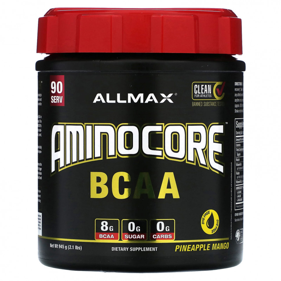 ���� ������ (Iherb) ALLMAX, AMINOCORE BCAA, ������ � �����, 945 � (2,1 �����), ������ �� 10050 ���