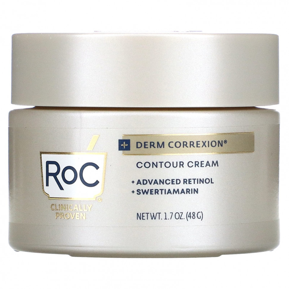 ���� ������ (Iherb) RoC, Derm Correxion, Contour Cream, Advanced Retinol & Swertiamarin, 1.7 fl oz (50 ml), ������ �� 5650 ���