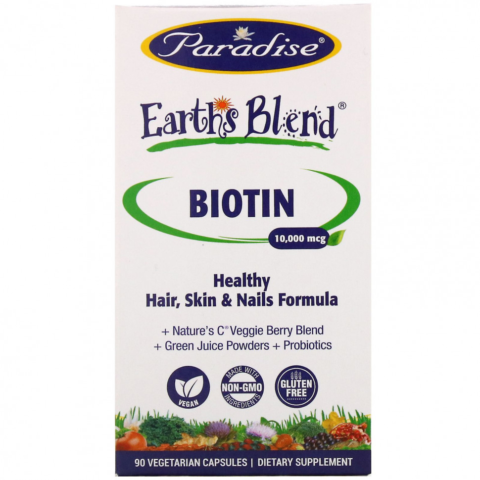 ���� ������ (Iherb) Paradise Herbs, Earth's Blend, ������, 10 000 ���, 90 �������������� ������, ������ �� 2120 ���