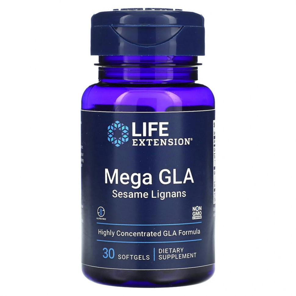 ���� ������ (Iherb) Life Extension, Mega GLA, ������� � ��� � ���������� ���������, 30 ������ ��������, ������ �� 3360 ���