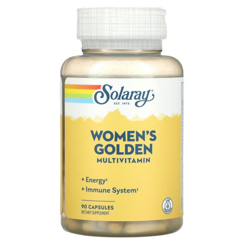 ���� ������ (Iherb) Solaray, Women's Golden Multivitamin, 90 ������, ������ �� 2280 ���