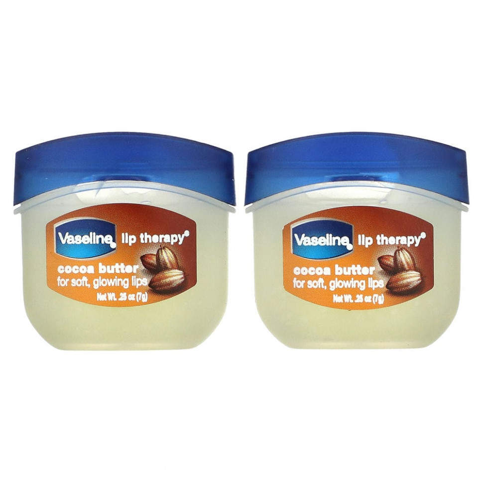 ���� ������ (Iherb) Vaseline, Lip Therapy, ����� �����, 2 �������� �� 7 � (0,25 �����), ������ �� 940 ���