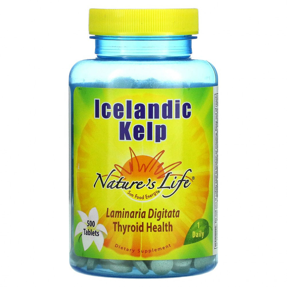 ���� ������ (Iherb) Nature's Life, Icelandic Kelp (���������� ����� ���������), 500 ��������, ������ �� 1680 ���